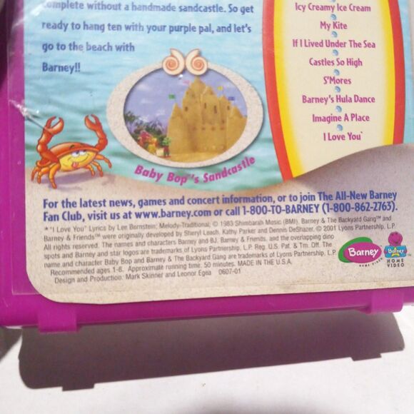 Barneys Beach Party (VHS, 2001)-Hit Entertainment-White Tape-Clamshell - Picture 6 of 7